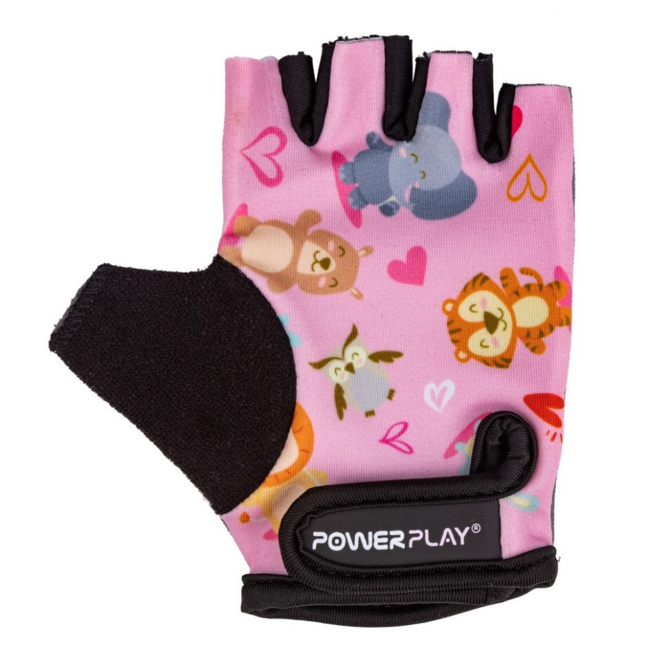 Велоперчатки дитячі PowerPlay PP_003_2XS_Animals, 2XS