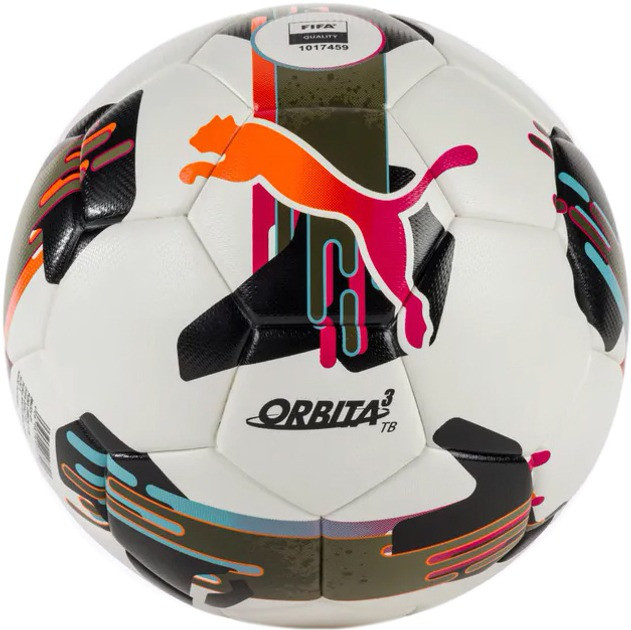 М'яч футбольний Orbita 3 TB (FIFA Quality) Puma 084324-01-5 чорно-білий № 5
