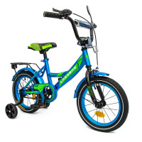 Велосипед детский "Sky" LIKE2BIKE 211401 колёса 14", голубой, рама сталь, со звонком