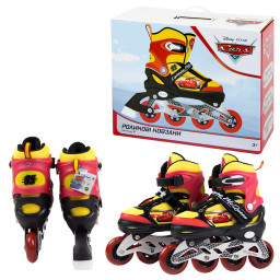 Ролики раздвижные "Cars" Bambi RL2117 размер S (31-34)