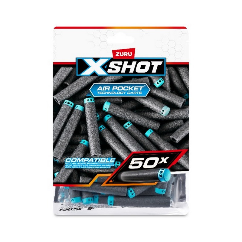 Набор мягких патронов для детского оружия Excel X-Shot 36588, 50 патронов