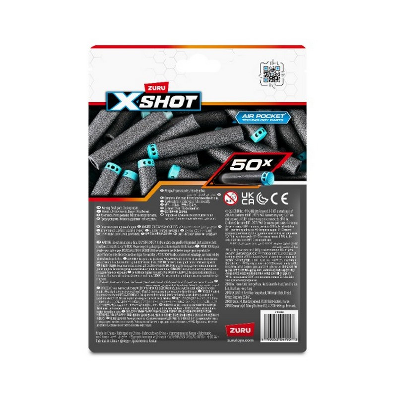 Набор мягких патронов для детского оружия Excel X-Shot 36588, 50 патронов