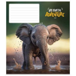 Зошит учнівський "Adventure" Школярик 018-3291L-2 в лінію, 18 аркушів 