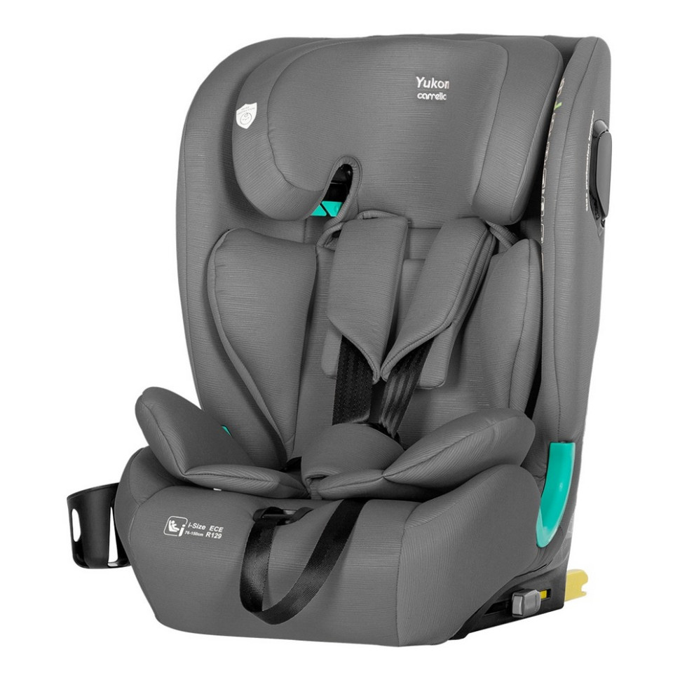 Автокрісло дитяче Yukon Carrello CRL-15808 Seashell Grey, i-Size 76-150 см, ISOFIX 