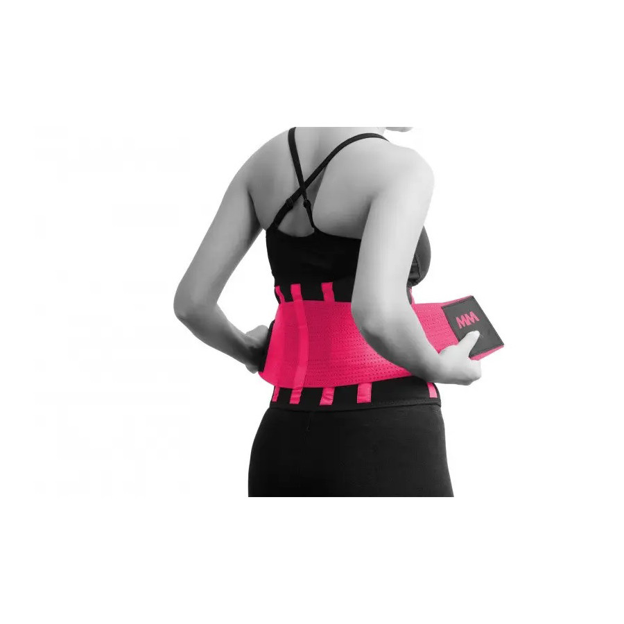 Пояс компресійний Slimming belt MadMax MFA-277-PNK_S Black/neon pink S
