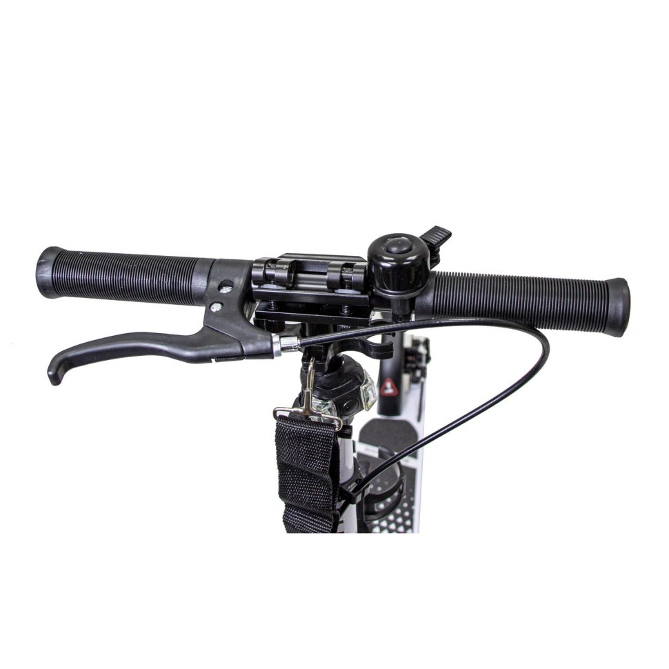 Самокат двухколесный Scale Sports 1111449399 SS-12 белый, дисковый тормоз, Led-фонарик