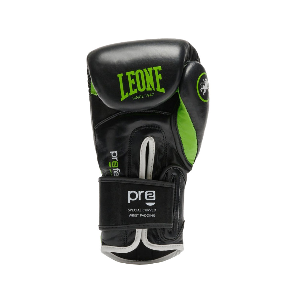 Боксерські рукавиці GN115 PROFESSIONAL 2 Leone GN115_Black_12oz 12 унцій (бинти в комплекті)