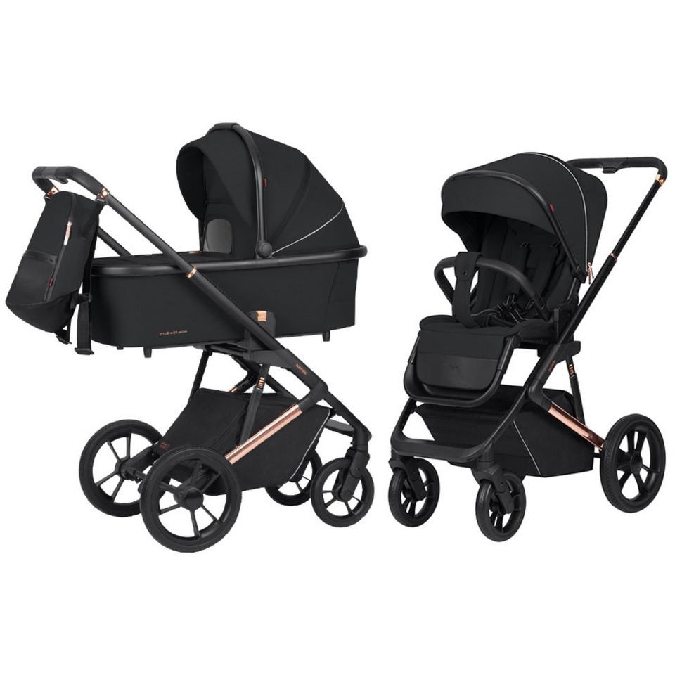 Коляска универсальная 2 в 1 Sigma Carrello CRL-6509 Obsidian Black 2