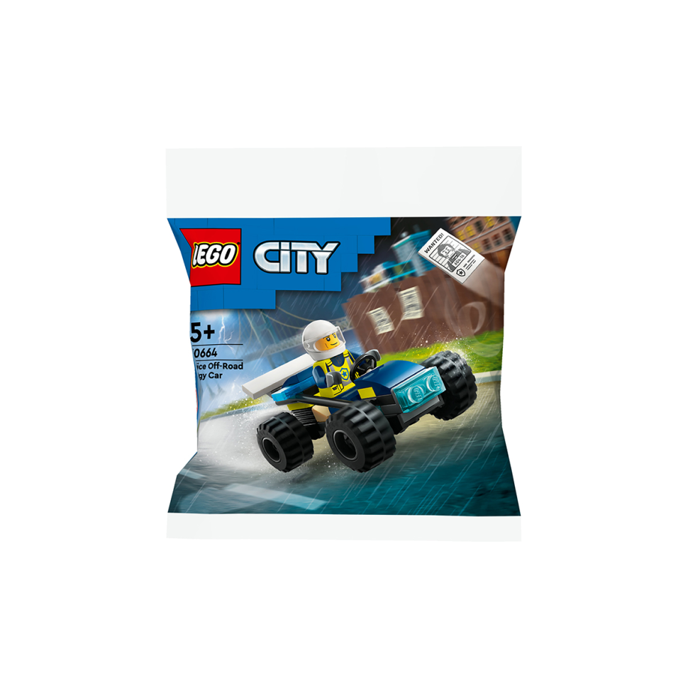 Конструктор City Поліцейський багі для бездоріжжя LEGO 30664, 35 деталей