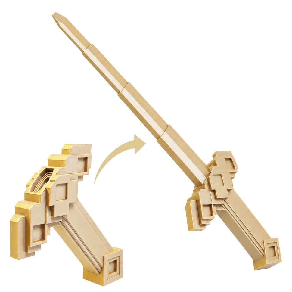 Игрушка Меч №3 Bambi SW3-2, 3D-принт, двухцветный, длина лезвия 22 см