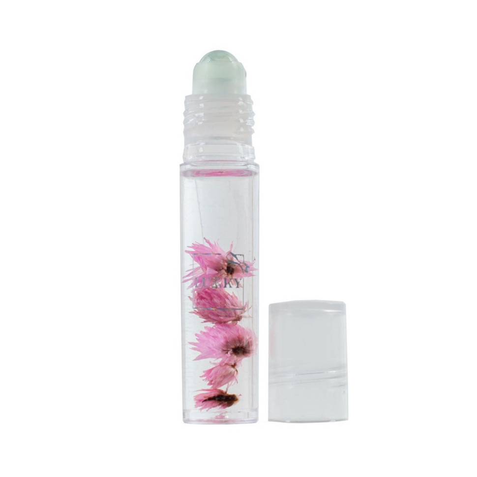 Дитяча олійка-блиск для губ Aqua Fleur Lukky T22004 з рожевими квітами