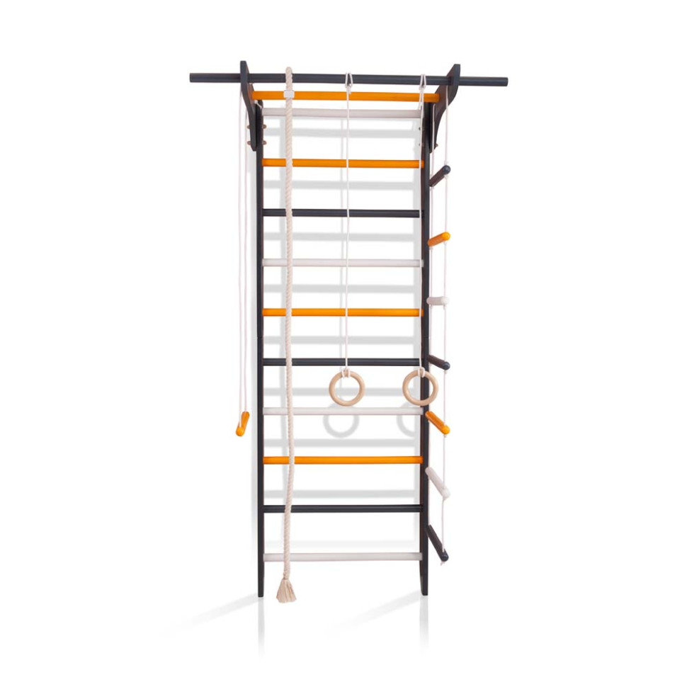 Спортивный уголок SportBaby 8-Lux 1-220 с канатом, кольцами и трапецией