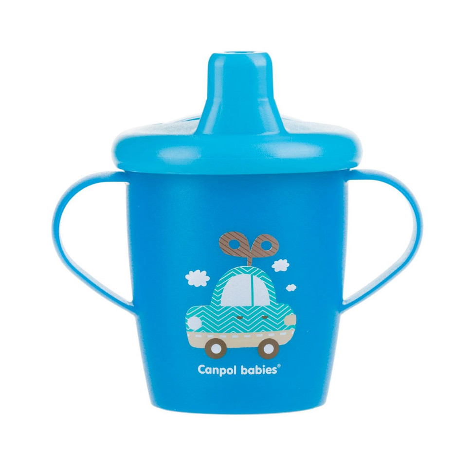 Детская кружка непроливайка Canpol babies 31/200_blu синяя, 250 мл