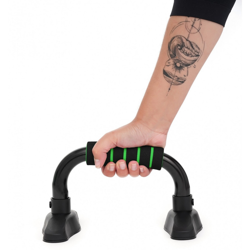 Упори для віджимань Push-up Cornix XR-0169 Black/Green