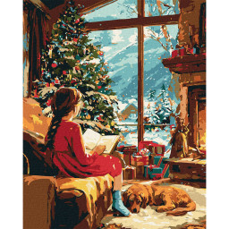 Картина по номерам "В ожидании чуда" Идейка KHO8694, 40х50 см