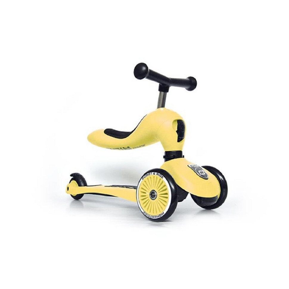 Самокат трансформер Highwaykick-1 Scoot and Ride SR-160629-LEMON, лимон