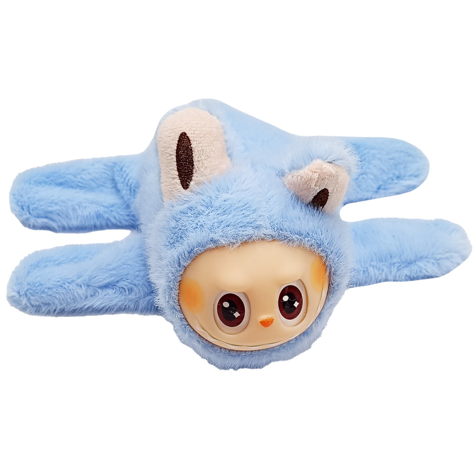 Детская мягкая игрушка-браслет The Monsters Labubu Bambi LBB-R(Blue)