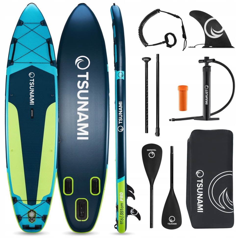 Надувна SUP дошка PRO T14 TSUNAMI P-5905973405621 з веслом 350 см