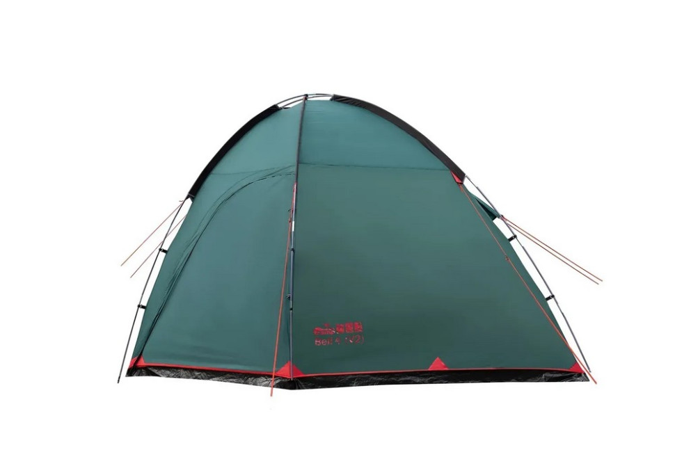 Палатка туристическая Bell 4 (V2) Tramp UTRT-081 green