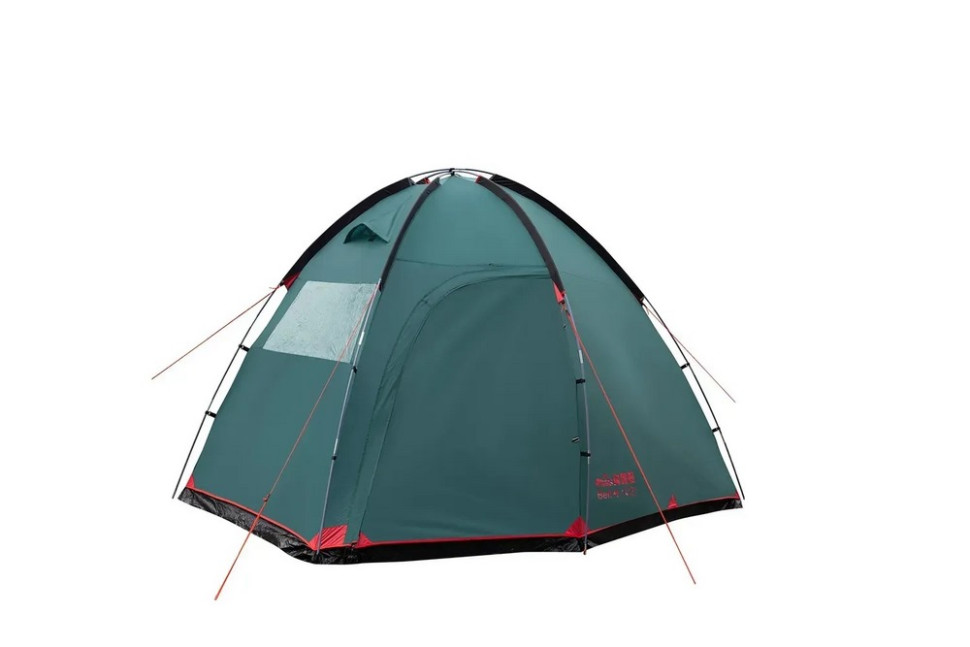 Палатка туристическая Bell 4 (V2) Tramp UTRT-081 green
