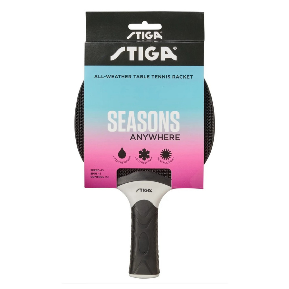 Ракетка для настільного тенісу Seasons Anywhere Black FL Stiga 931157 (1210-0122-01)