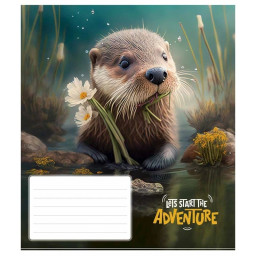 Зошит учнівський "Adventure" Школярик 018-3291L-3 в лінію, 18 аркушів 