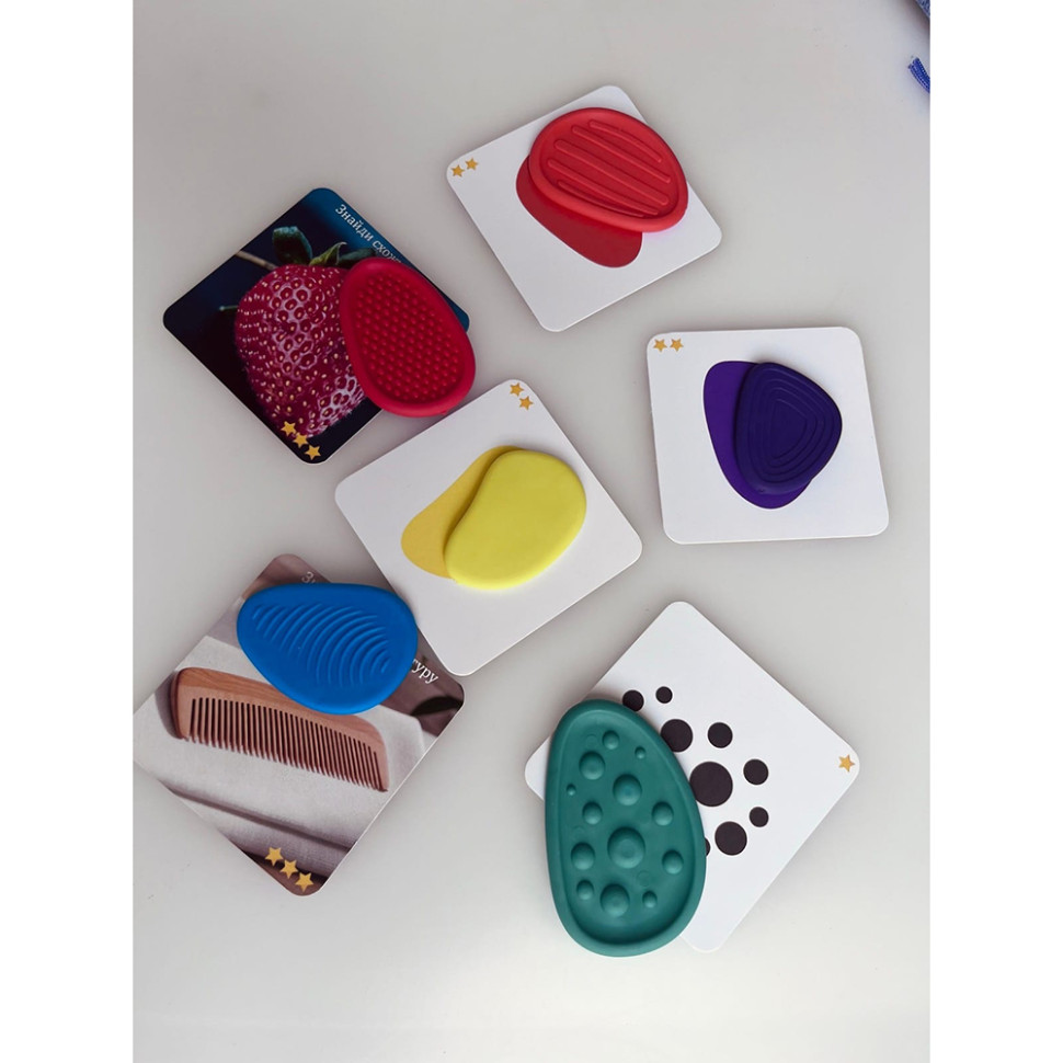 Тактильное лото с заданиями MiniMany toys MM38511, 16 заданий