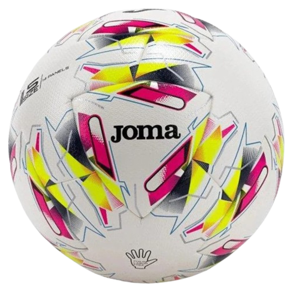 Мяч футбольный DINAMIC V Joma 401952.205 белый/желтый/розовый, размер 5