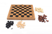Шахматы деревянные S3023 3 в1