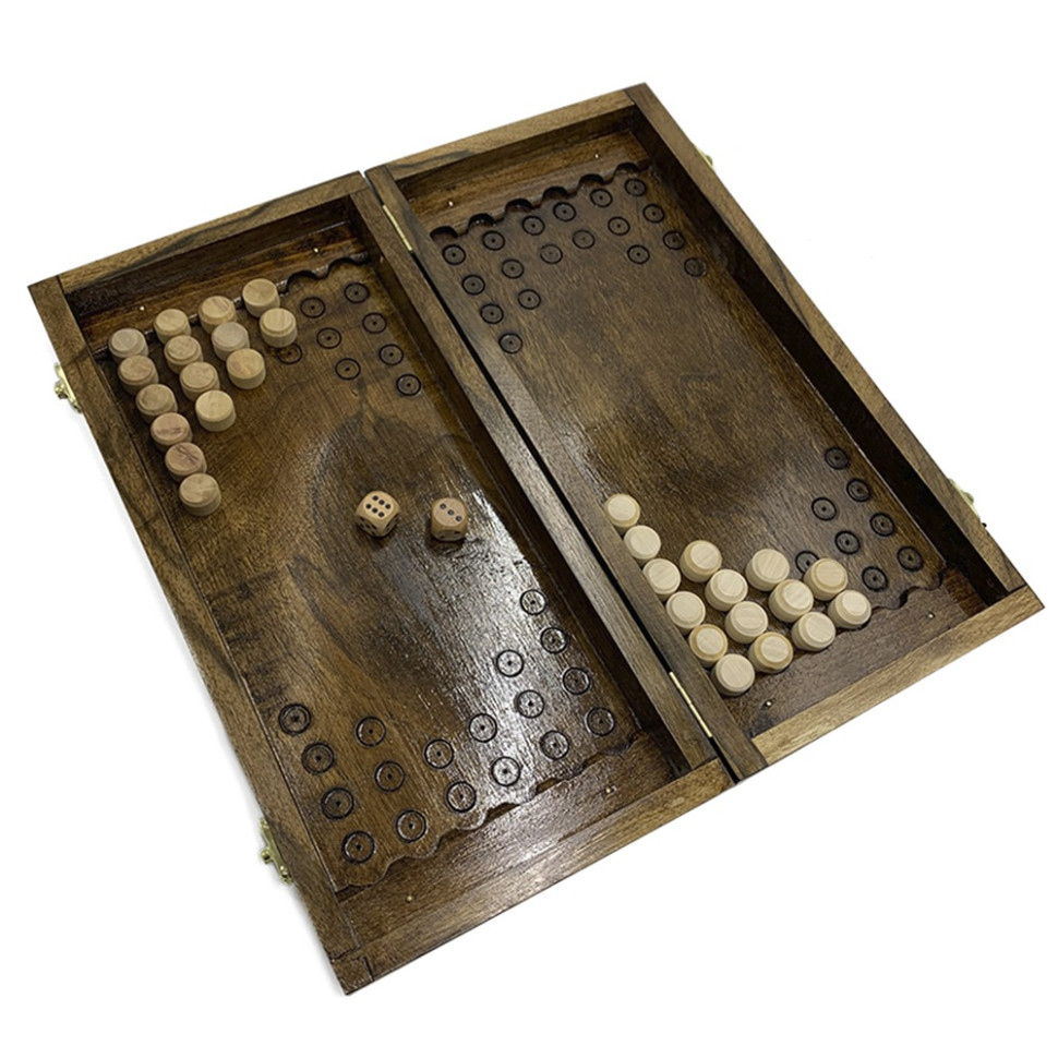 Нарди дерев'яні ручної роботи Backgammon 2 Newt NR-4540