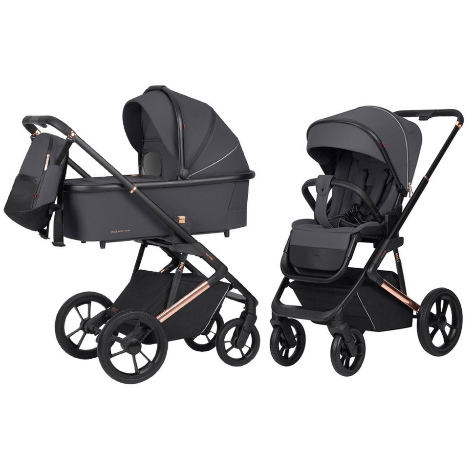 Коляска универсальная 2 в 1 Sigma Carrello CRL-6509 Stone Grey 2024