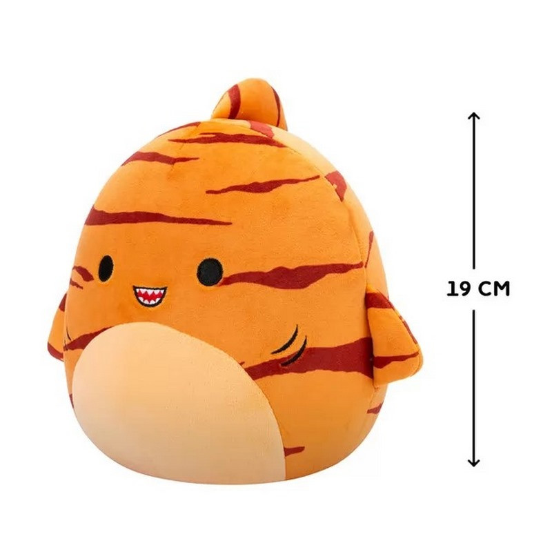 Мягкая игрушка ТИГРОВАЯ АКУЛА ДЖАГГЕР Squishmallows SQCR06597, 19 см