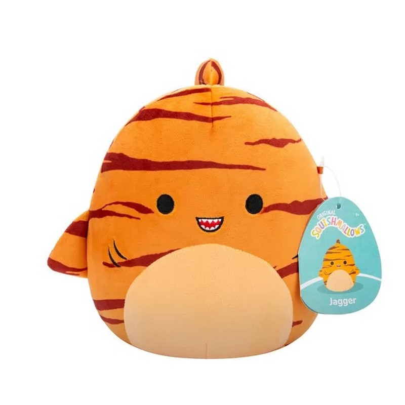 Мягкая игрушка ТИГРОВАЯ АКУЛА ДЖАГГЕР Squishmallows SQCR06597, 19 см