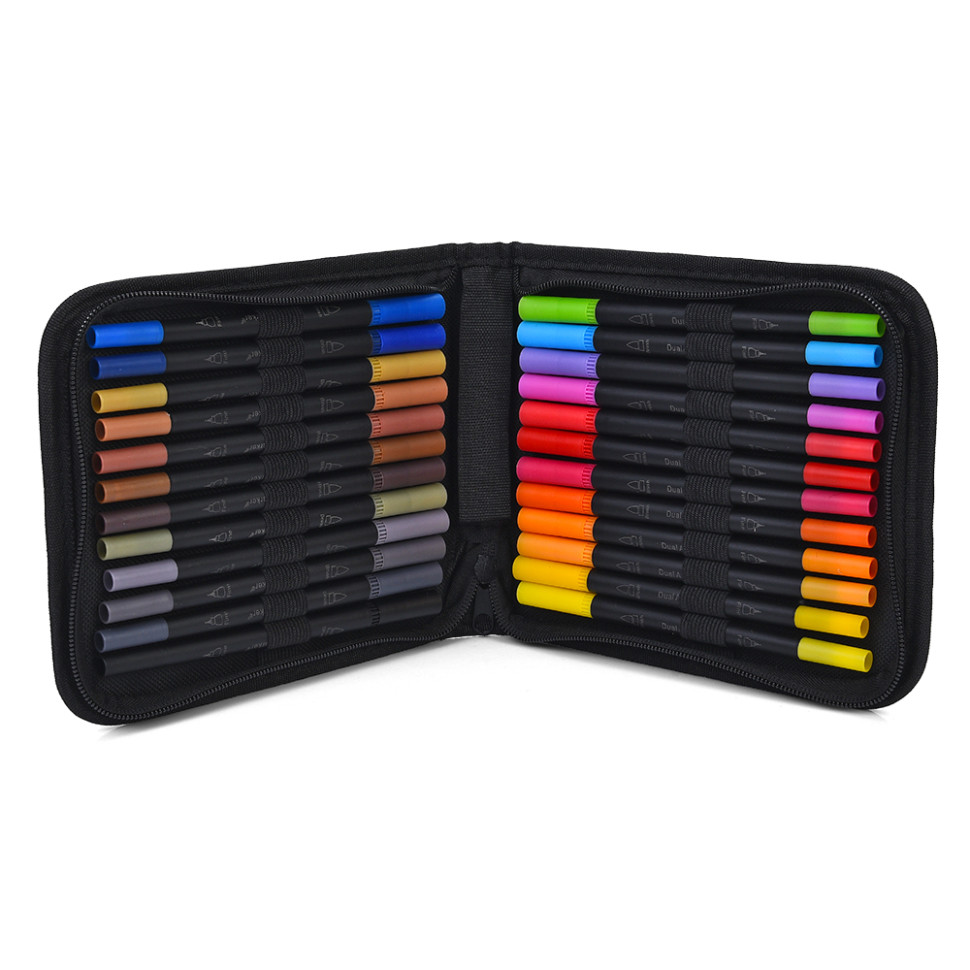 Набір двосторонніх маркерів Bambi MK 5766-24, у наборі 24 штуки