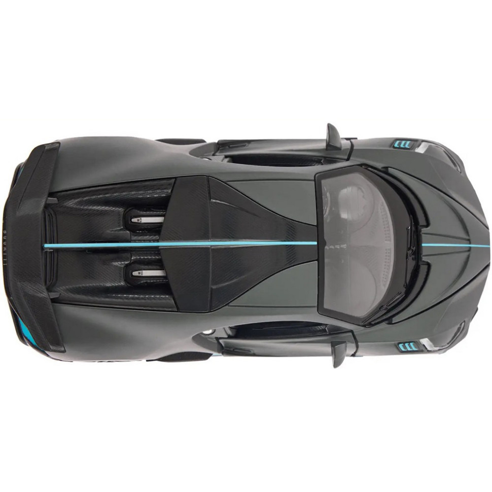 Автомодель инерционная Bugatti DIVO Rastar 64200 grey 1:32