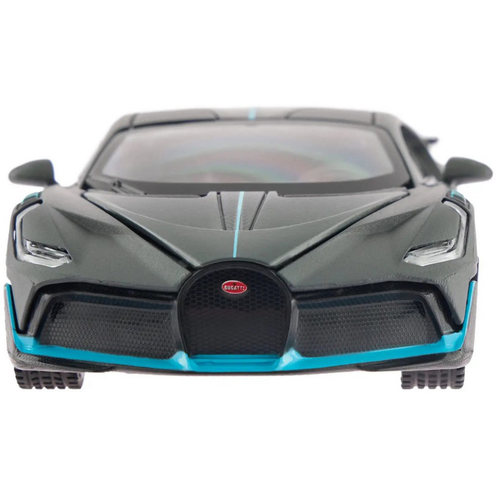Автомодель инерционная Bugatti DIVO Rastar 64200 grey 1:32