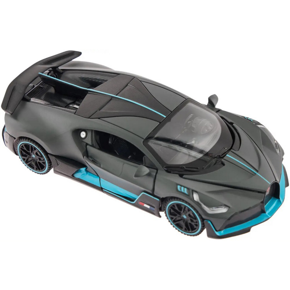 Автомодель инерционная Bugatti DIVO Rastar 64200 grey 1:32