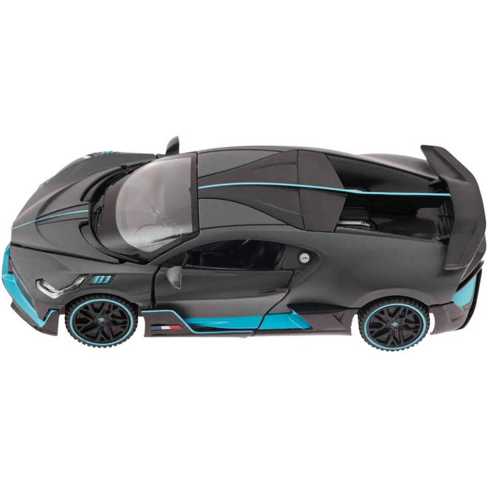Автомодель инерционная Bugatti DIVO Rastar 64200 grey 1:32