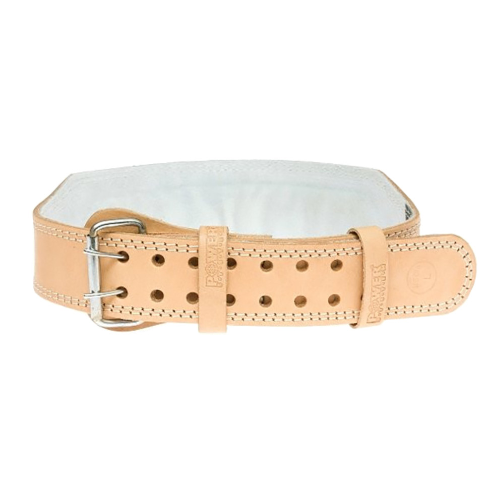 Пояс для тяжелой атлетики Power Natural Power System PS-3000_M_Natural, кожаный, M