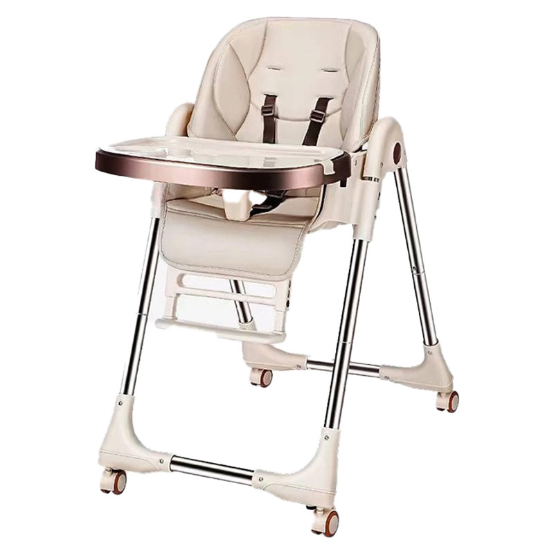 Детский стульчик-шезлонг для кормления Bambi IBS-330-1 Бежевый 2в1