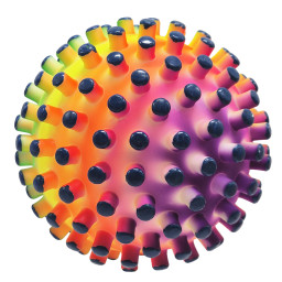 Детский шипастый мяч Bambi RB26524(Blue-2) резина, 90 грамм