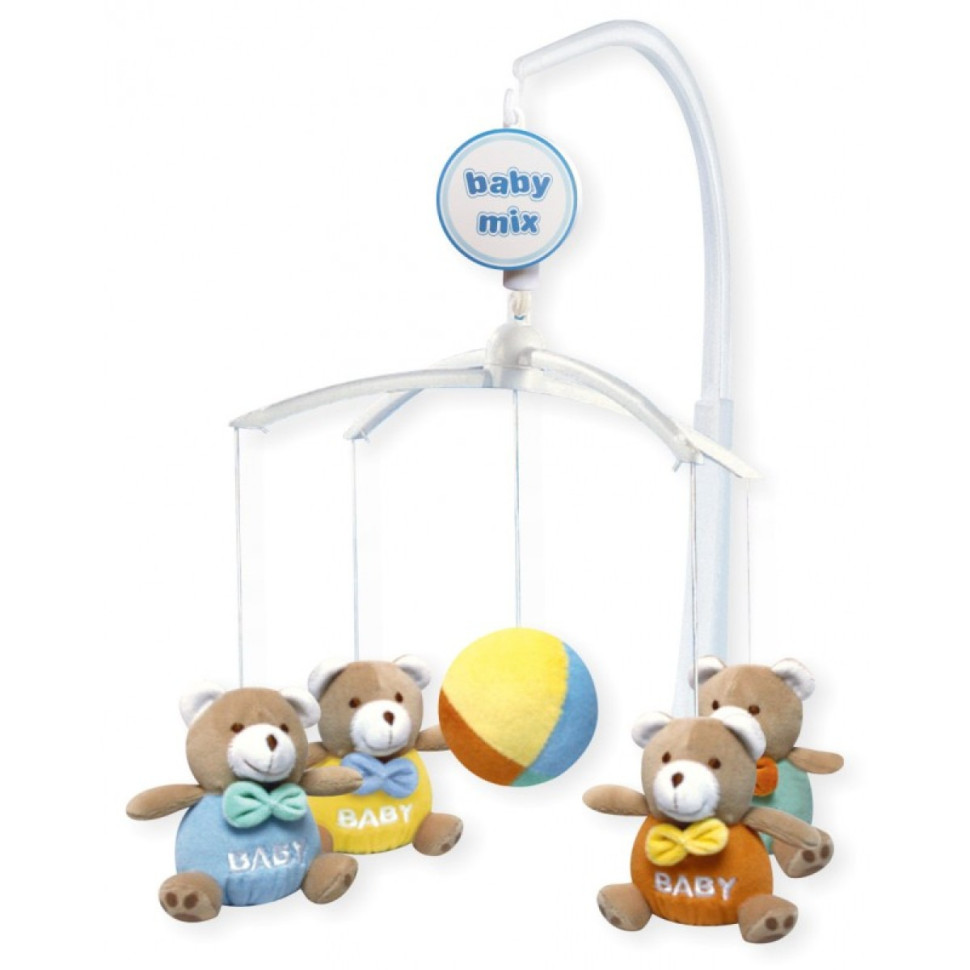 Мобиль механический Мишки TK-715M Baby Mix 11895BM