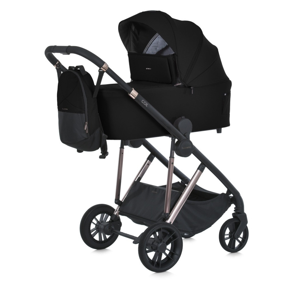 Дитяча універсальна коляска 2 в 1 COIL El Camino ME 1190 Jet Black