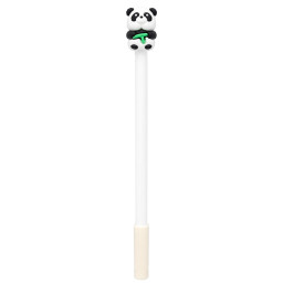 Ручка детская с игрушкой "Панда" Bambi C0057(White) гелевая, синяя Ручка детская с игрушкой "Панда" Bambi C0057(White) гелевая, синяя