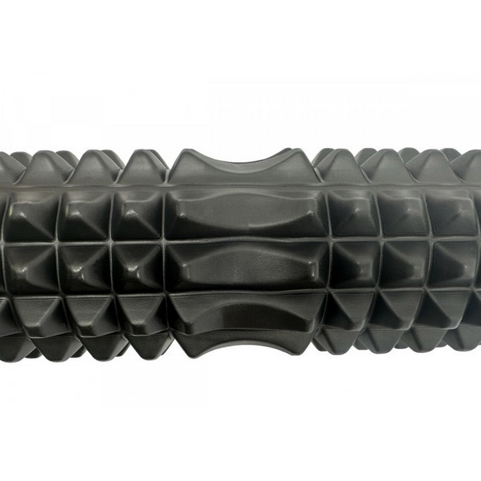 Массажный ролик Grid Roller v.1.2 EasyFit EF-2022-BK 33 см, Черный