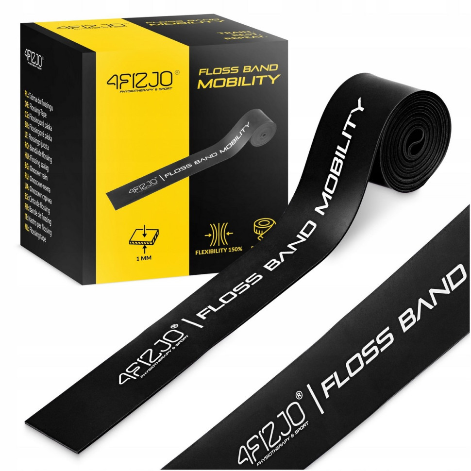 Стрічка компресійна для флоссінга Floss Band 4FIZJO P-5905973405256, 207 x 5 x 0. 1 см 