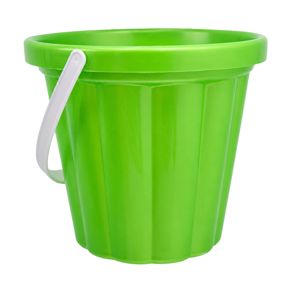 Игрушечное ведро большое №1 Bamsic 011BMS(Green) размер ведра 20х20х17 см