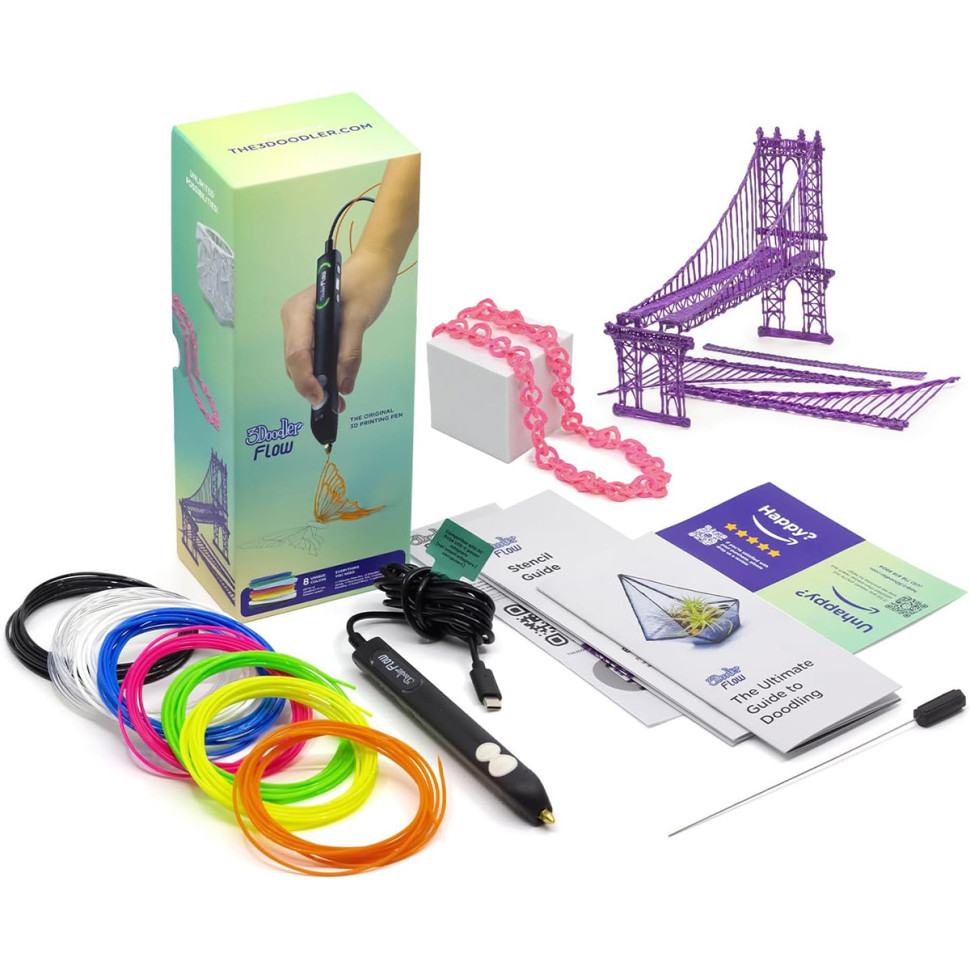 3D-ручка для профессионального использования 3Doodler Create FLOW-INTL Синяя
