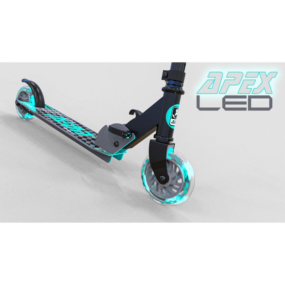 Самокат NEON Apex LED Сірий NS32E4
