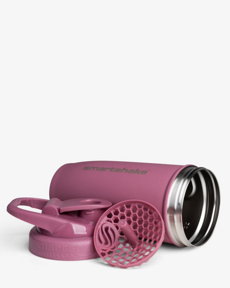 Шейкер спортивный Reforce Stainless Steel SmartShake 11153201 Deep Rose 900 мл